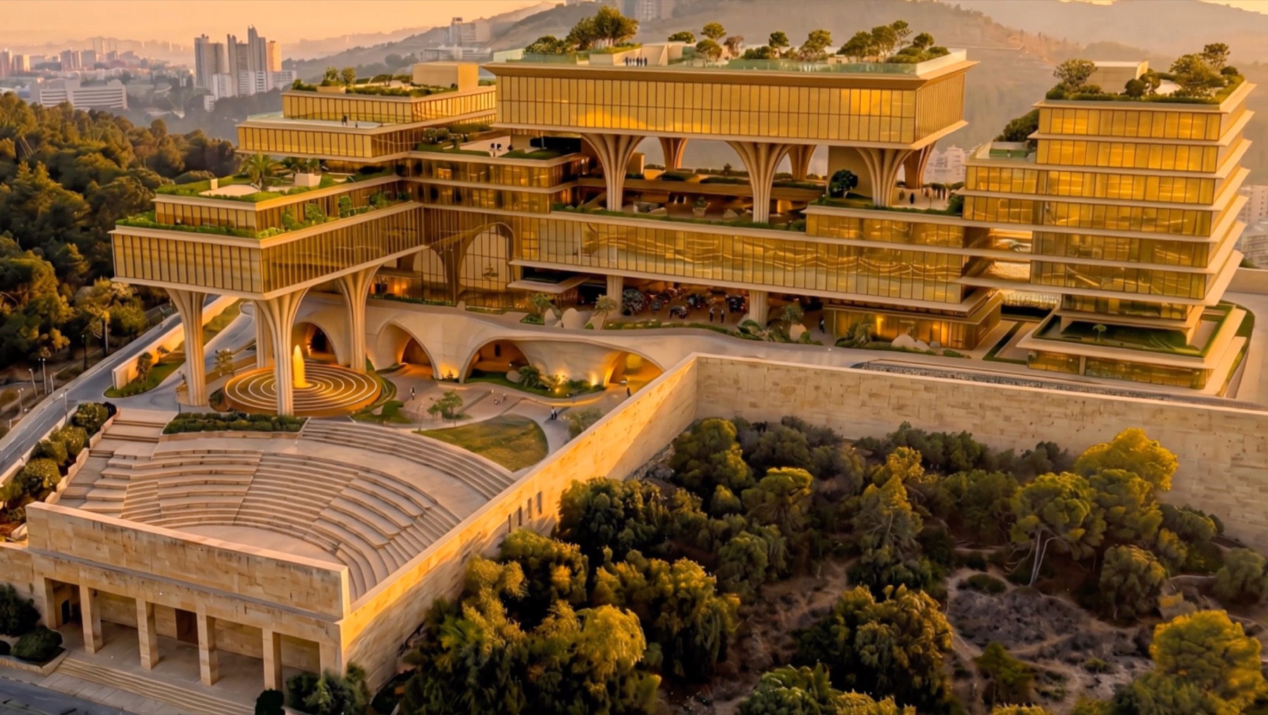 SANAN Upcoming 01 project in Vizag, stepping into a planted hillside